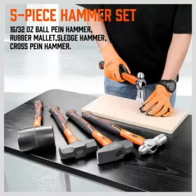 690001903914 HORUSDY Hammer Set Ball Pein #3