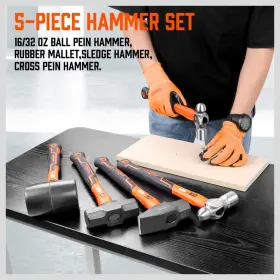 97401 HORUSDY Hammer Set Ball Pein #3