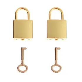 768494818890 HUAXIUZH Antique Mini Archaize Padlocks Jewelry