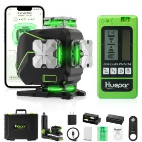 S04-5RG HUEPAR Laser Level Leveling Cross Line Bluetooth