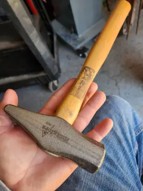 3822152 HULTAFORS Blacksmiths Hammer Hickory Handle