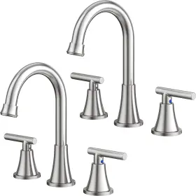 SB1212BZUS-HR-8LT-NICKEL HURRAN Bathroom Faucet Hole Pack