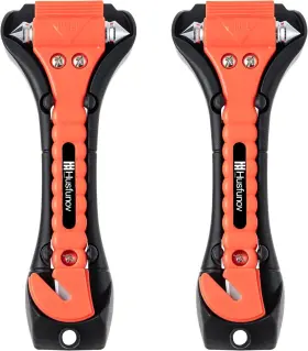 LC920 HUSFUNOV Car Safety Hammer Set Auto Escape Tool Window
