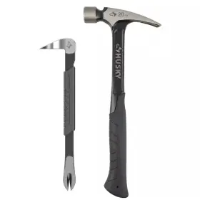 726084874978 HUSKY Steel Hammer Nail Puller Tool Set Kit