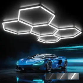 AC5HEX-DM HYPERLITE Led Garage Light Hexagon Grid Dimmable