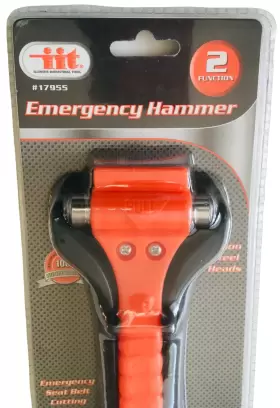 17955 IIT Car Emergency Glass Hammer Auto Window Safety Seat #3