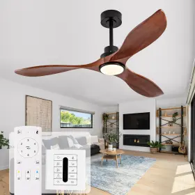 KA52SH-3115BK3-1L IKTYUW Ceiling Fan Light Remote Control