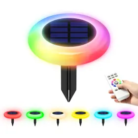 YL001-9B INTELAMP Solar Pathway Lights Pack Changing Remote