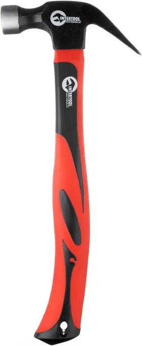 DFGRR-907 INTERTOOL Claw Hammer Fiberglass Shock Absorbing