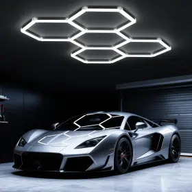 IR-HGL03 IPACKORIN Hexagon Garage Lights Ultra Bright Led