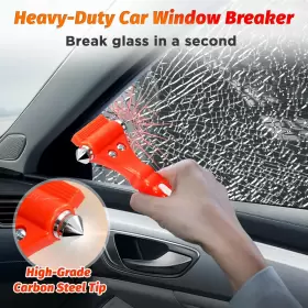 IP1-201510123 IPOW Pack Car Window Breaker Seatbelt Cutter #2