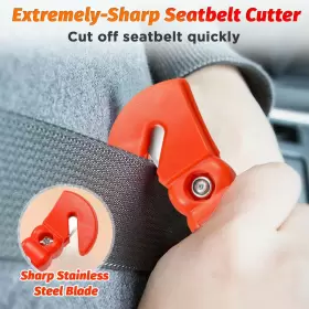 IP1-201510123 IPOW Pack Car Window Breaker Seatbelt Cutter #3