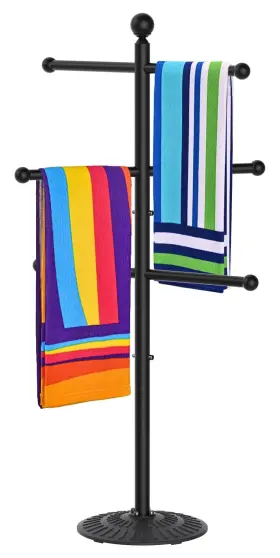 ITN-01 IRRANTAN Pool Towel Rack Holder Poolside Table