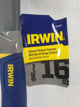 1954889 IRWIN Steel Fiberglass General Hammer #2