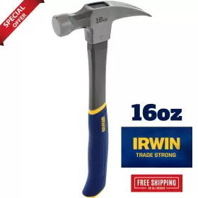 IWHT51216 IRWIN Hammer Claw Ergonomic Grip Steel