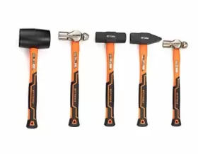 55559 J-R QUALITY TOOLS Vct Hammer Mallet Set Ball Pein