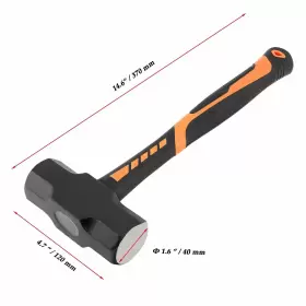 752496701649 JOIKIT Sledge Hammer Drilling Crack Forged Steel #2