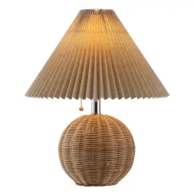 JYL1145C JONATHAN Y Table Lamp Natural Sphere Century Led