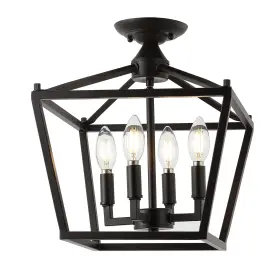 JYL7610A JONATHAN Y Ceiling Light Fixture Led Semi Flush Oil