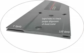 711237818206 JOUNJIP Duct Folding Channel Tool Uniform Bends #3