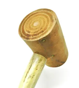 618149992676 JTS Rawhide Mallet Head Natural Marring Hammer #2