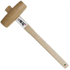 969402477314 KAKURI Wooden Mallet Woodworking Oak Wood Hammer