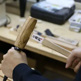 969402477352 KAKURI Wooden Mallet Woodworking Oak Wood Hammer #2