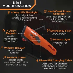 628110995834 KELVIN Emergency Tool Power Generator Usb Razor #2