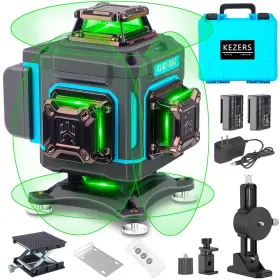 KL4D-03G KEZERS Laser Level Leveling Line Tool Remote Control