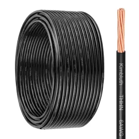 M-BLACK-THHN-6 KIMBLUTH Gauge Stranded Copper Wire Jacket