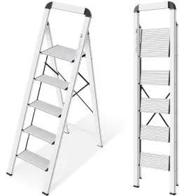 WK3003E-5F KINGRACK Step Ladder Handrail Stool
