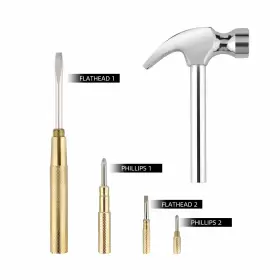 808488859553 KINOBO Hammer Flat Head Phillips Screwdriver #3