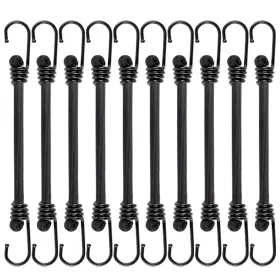 HOOK-6-10 KINZOMOR Bungee Cords Pack Hooks Packblack