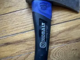 0607358 KOBALT Steel Camp Axe Fiberglass Handle #3