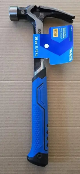 2636076 KOBALT Steel Head Fiberglass Claw Hammer