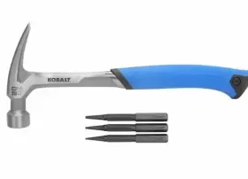820909655787 KOBALT Hammer Fiberglass Curved Claw Magnetic #2