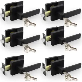 702722182155 KUAGINZUHE Privacy Door Levers Pack Lock Key