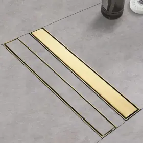 DL1938 KUAISAILSK Linear Shower Drain Tile Panels Steel