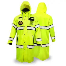 KS5506-YEL-2XL KWIKSAFETY Reflective Rain Gear Ansi Osha