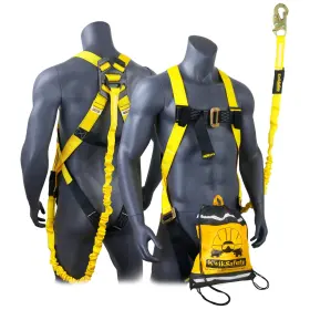 KS6604-YEL-1PC KWIKSAFETY Harness Safety Body Tubular Lanyard