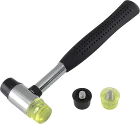 445026950992 KYUIONTY Rubber Mallet Hammer Double Head