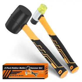 607606572186 KZOTZO Rubber Mallet Hammer Set Tool