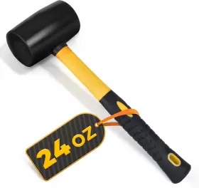 RB-24OZ LEGLO Rubber Mallet Hammer Wood Tools Woodworking
