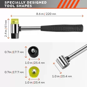 643858458038 LEGLO Rubber Mallet Hammer Tool Marring Tapping #2