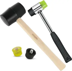 705353887352 LEKAYIHU Rubber Hammer Whth Head Function Double