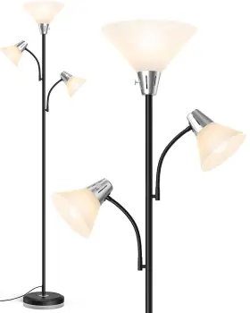 LP-US-MDFL-AS-03 LEPOWER Floor Lamp Reading Lights Living