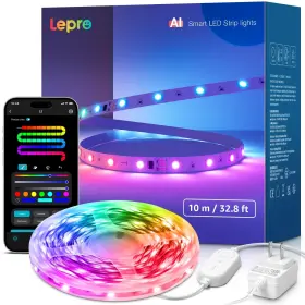 S1-10-US LEPRO Led Strip Lights Smart Multicolor Bluetooth