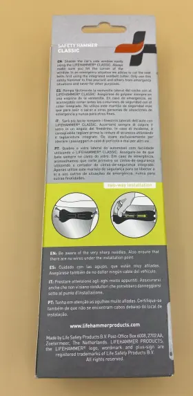 851671006019 LIFE HAMMER Glow Safety Breaking Car Glass Cuts #2