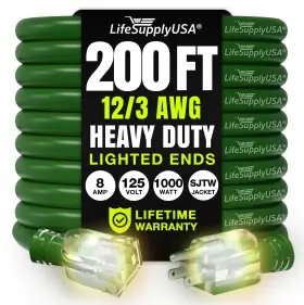 123200FTDG LIFESUPPLYUSA Power Extension Cord