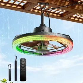 26323169 LINCREALY Ceiling Fan Waterproof Bluetooth Speaker 26323169 LINCREALY Ceiling Fan Waterproof Bluetooth Speaker